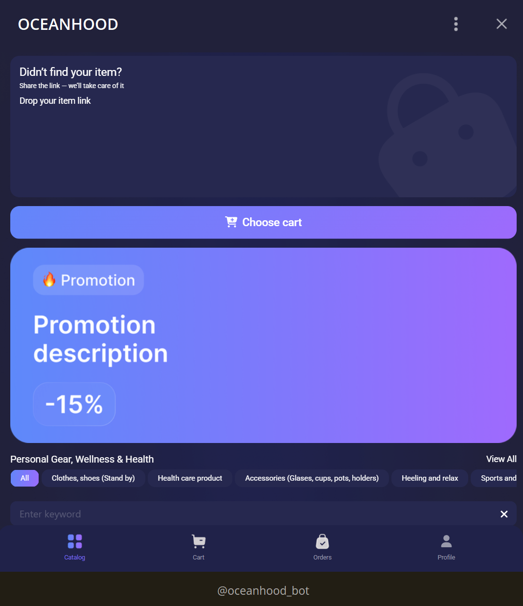 Data points on top of landscape